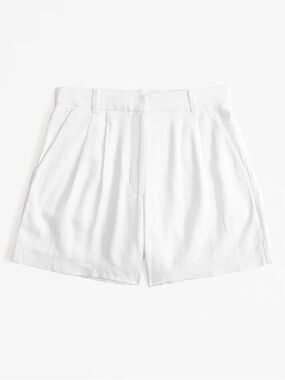 Abercrombie & Fitch Sloan Tailored Linen Blend Shorts